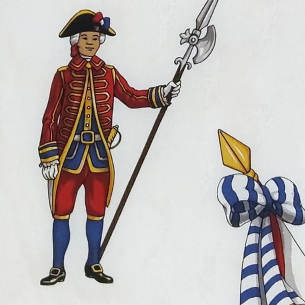 Longchamp "La Celebration 1789" large silk scarf – French Revolution EUC - Picture 9 of 11